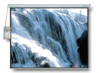 Multimedia Screens Pantalla de Proyección Eléctrica MSE-178, 100, Blanco