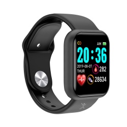 Perfect Choice Smartwatch Hearty Watch, Touch, Bluetooth, Android 10/iOS 9.3, Negro