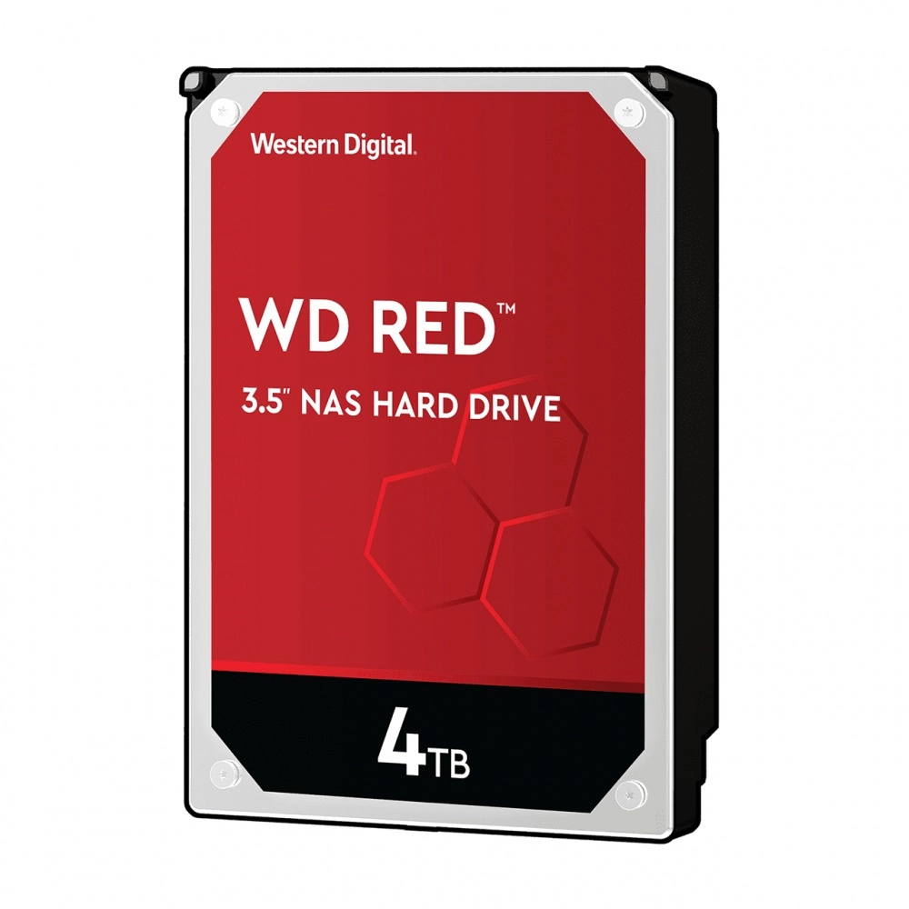 Western Digital WD Red - Disco Duro Interno NAS (4 TB, Clase 5400 RPM, SATA 6 GB/s, 256 MB de caché, 3,5", WD40EFAX, Rojo, Rojo, 4 TB