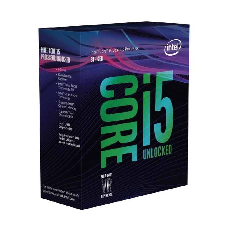 INTEL CP BX80684I58600K CORE i5-8600K 6CORE 3.6GHZ 95W SOCKET 1151
