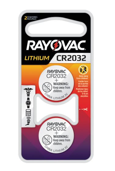 RAYOVAC CR2032 Lithium Battery (2-Pack)