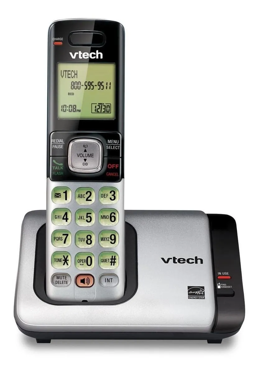 TELÉFONO INALÁMBRICO VTECH CS6719 GRIS Y NEGRO