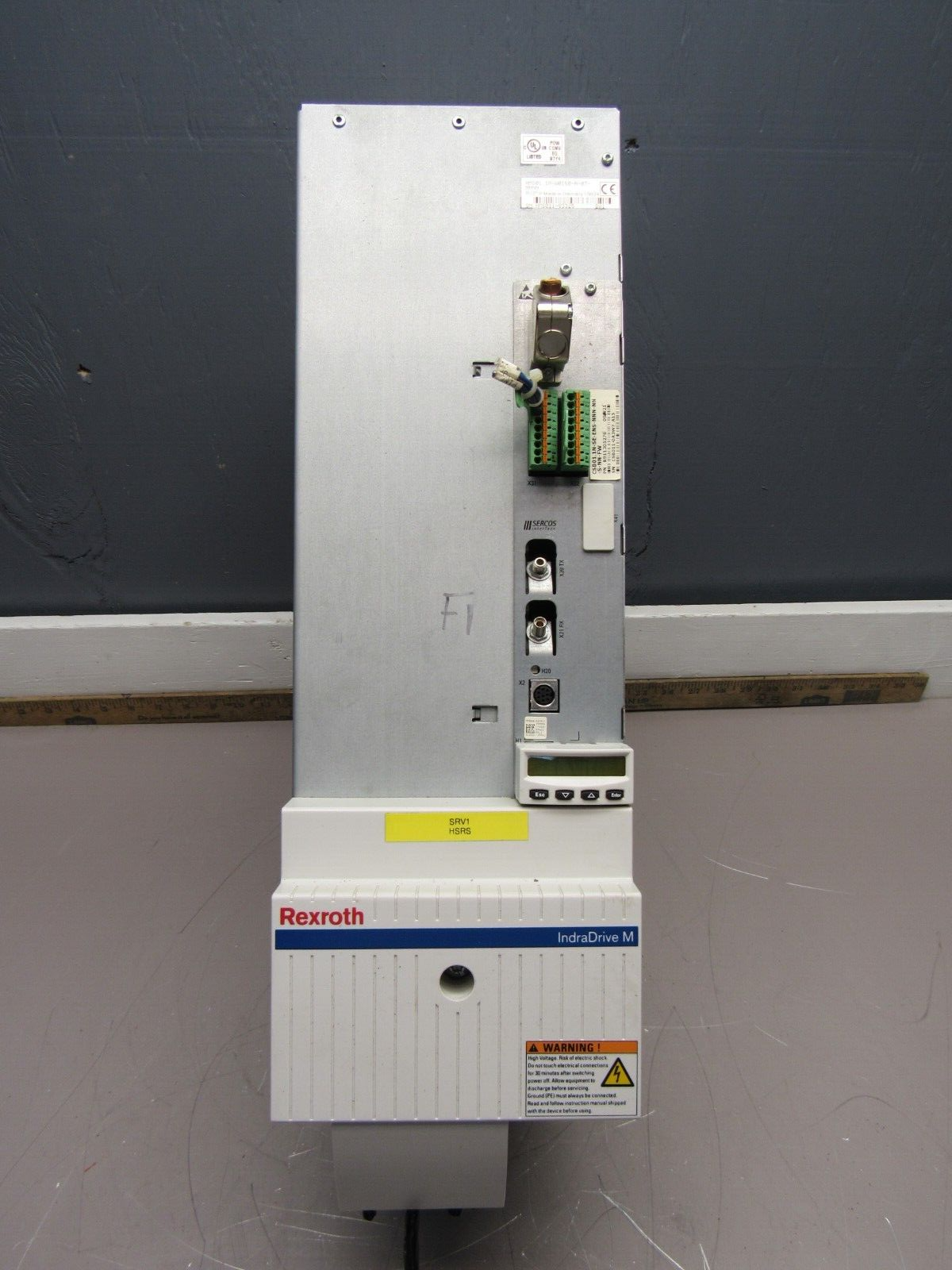 REXROTH INDRADRIVE HMS01.1N-W0150-A-07-NNNN con CSB01.1N-SE-ENS-NN-NN-S-NNN-FW-( USADO )