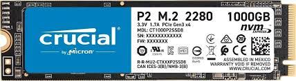 CRUCIAL TECHNOLOGY CRUCIAL P2 1000GB 3D NAND NVME PCIE