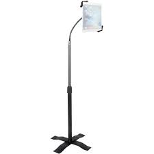 CTA DIGITAL HEIGHT-ADJUSTABLE GOOSENECK FLOOR STAND FOR 7-13 TABLETS