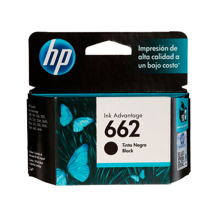 CARTUCHO HP ZC103AL 662 NEGRA