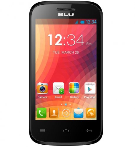 Celular Blu Dash Jr. D140X-Q-BLA, 3.5, Android V2.3, Negro