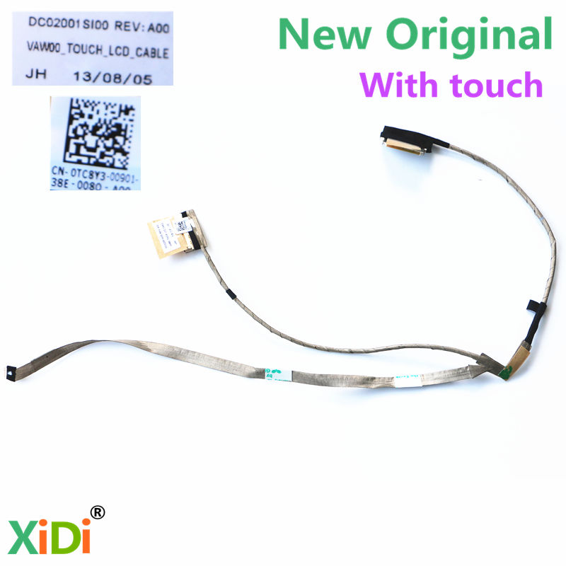 VAW00 TOQUE DC02001SI00 para Dell Inspiron 5535 5537 TC8Y3 LCD LVDS CABLE