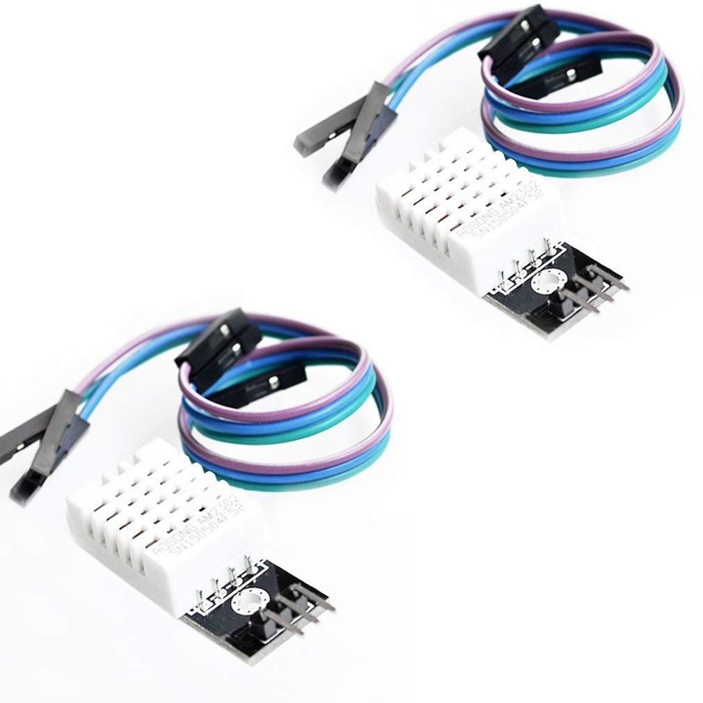 HiLetgo 2pcs DHT22/AM2302 Digital Temperature And Humidity Sensor Module Temperature Humidity Monitor Sensor Replace SHT11 SHT15 for Arduino Electronic Practice DIY