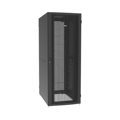 PANDUIT Gabinete Net-Verse para Centros de Datos, 42UR, 800mm de Ancho, 1000mm de Profundidad, Fabricado en Acero, Color Negro DNE8212B
