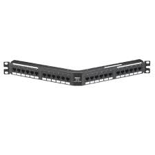 PANDUIT DPA245E88TGY 24 PUERTOS, CAT5E, PANEL DE PARCHE CON 24 PUERTOS RJ45, 8 POSICIONES, 8 HILOS. 1 ESPACIO DE RACK