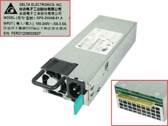 Delta Electronics DPS-250AB-81 Server - Power Supply 250W, DPS-250AB-81 A