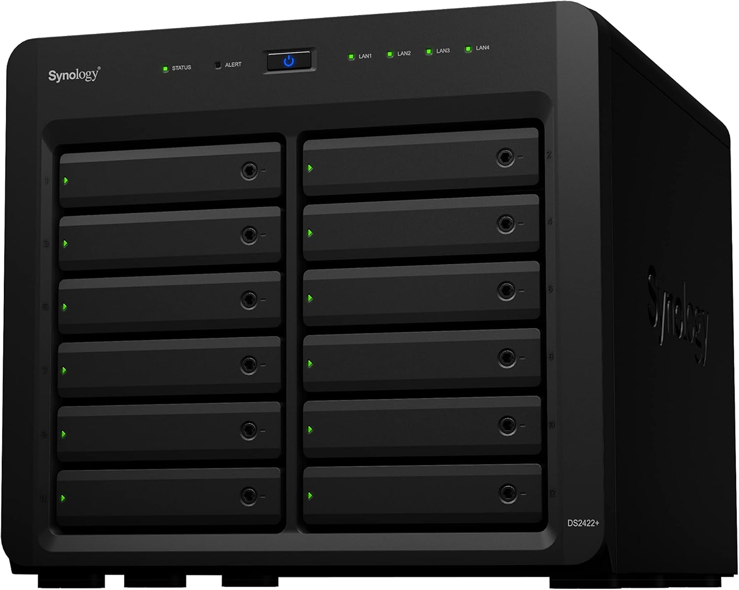 Synology DiskStation 12 Bay DS2422+ Quad Core CPU con memoria de 4 GB (sin disco)