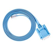 DTECH DB9 to RJ45 Console Cable Cisco Device Management Serial Adapter (6 pies, Blue) 5.9 ft cable de red