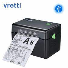 VRETTI Label Printer 4x6 Thermal Shipping Label USB High Speed With Label Holder