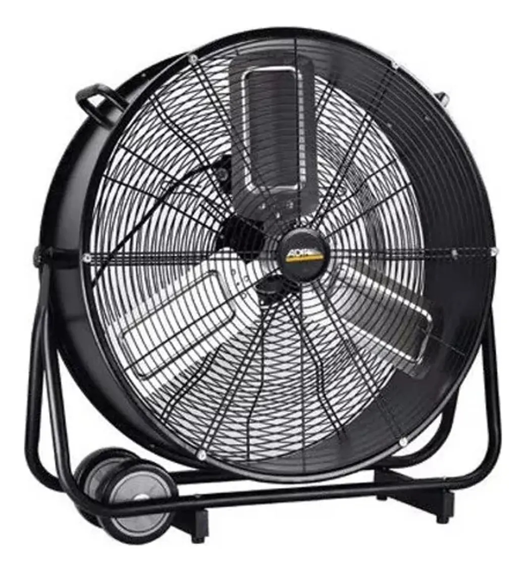 VENTILADOR INDUTRIAL DE TAMBOR|| 30 PULGADAS 3 ASPAS ||ASPAS DE METAL NEGRO||127V||76.2 CM||