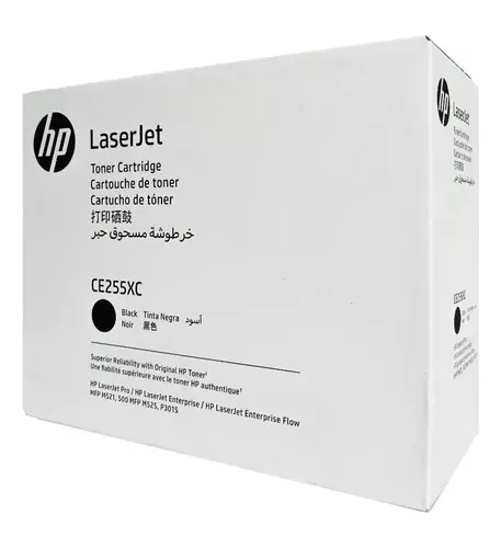 Toner Hp 55x (ce255xc) Negro, Caja Blanca