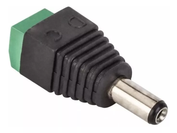 ADAPTADOR PLUG INVERTIDO 2.1 MM A 2 TERMINALES ATORNILLABLES