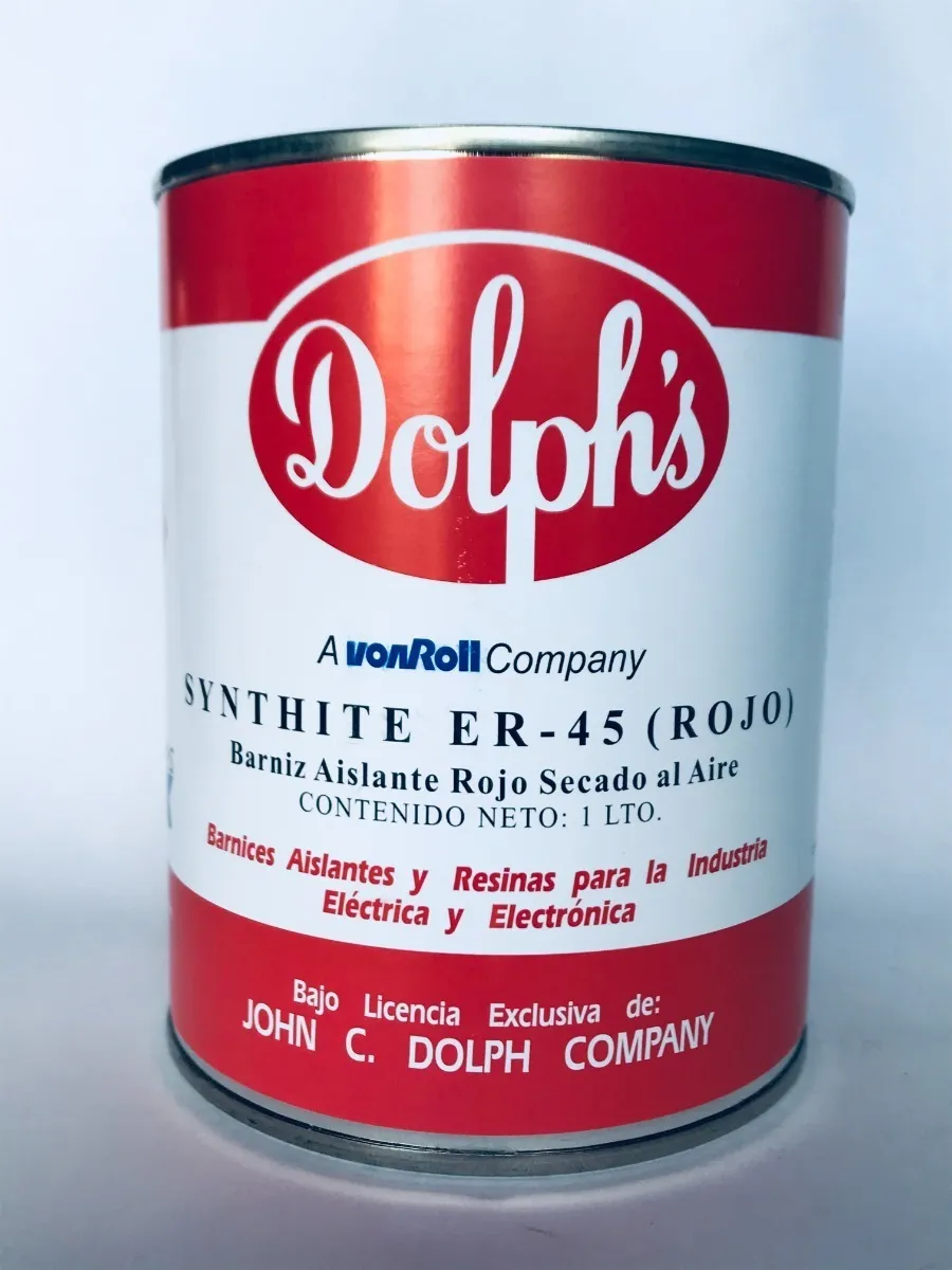 Barniz Dolphs Er-45 Rojo Aislante Para Embobinado