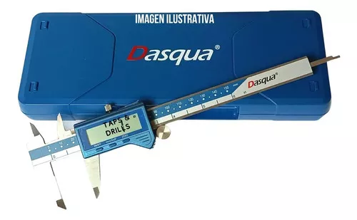 Calibrador Vernier Digital 6 Pulgadas/0-150mm Dasqua In/mm