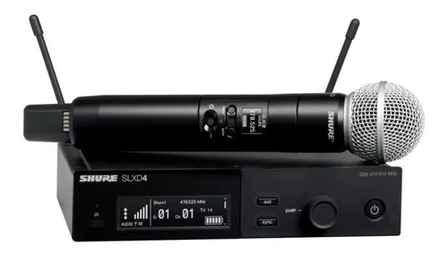 SHURE SLXD24/SM58 SISTEMA INALÁMBRICO DIGITAL AL C/ MIC DE MANO