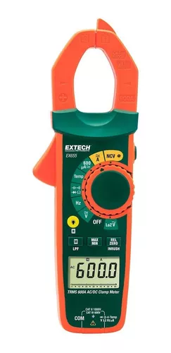 Multiamperimetro De Gancho 600a Ca/cd Ncv Ex655 Extech