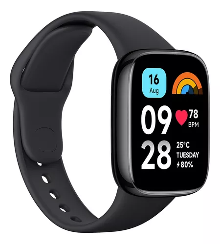 REDMI WATCH 3 ACTIVE COLOR DE LA CAJA NEGRO COLOR BISEL NEGRO