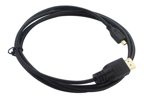 4K 1,5 M Micro negro compatible con HDMI a HDMI Cable compatible con Raspberry Pi modelo B, modelo B Micro Cable adaptador