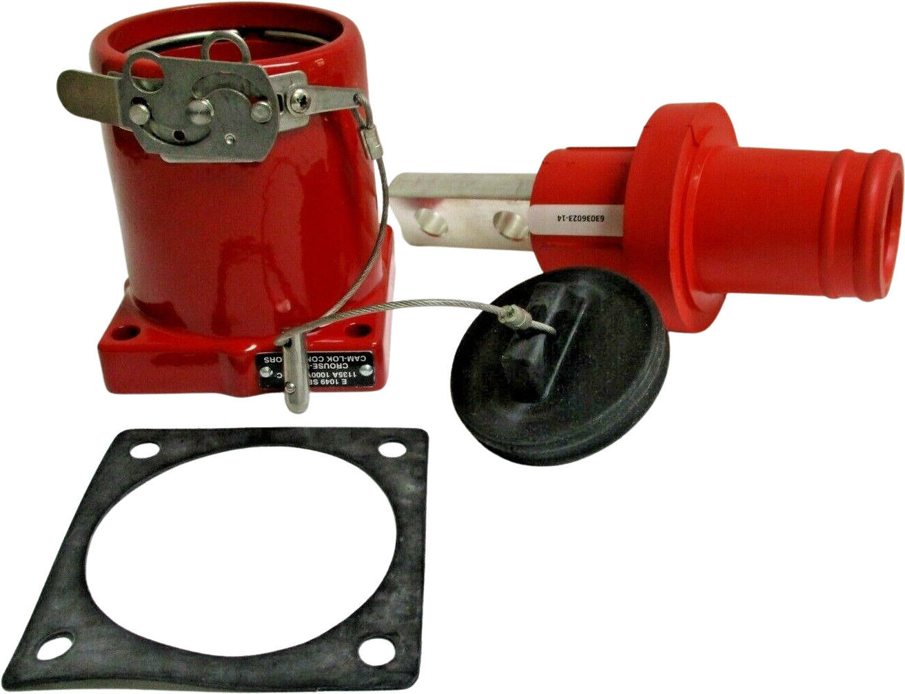 Eaton E1049-1810X-R Male Receptacle - Red