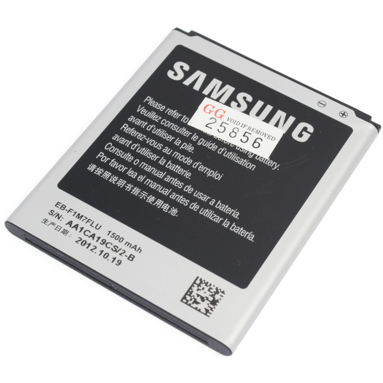 Samsung EB-F1M7FLU Battery for Galaxy S3 mini - Original OEM - Non-Retail Packaging - Grey. 1500mAh