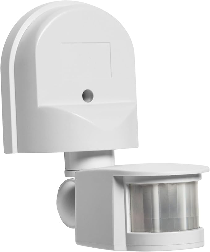 SENSOR DE MOVIMIENTO INFRARROJO 180° COLOR BLANCO PARA MURO | ILLUX |SE-2101.B