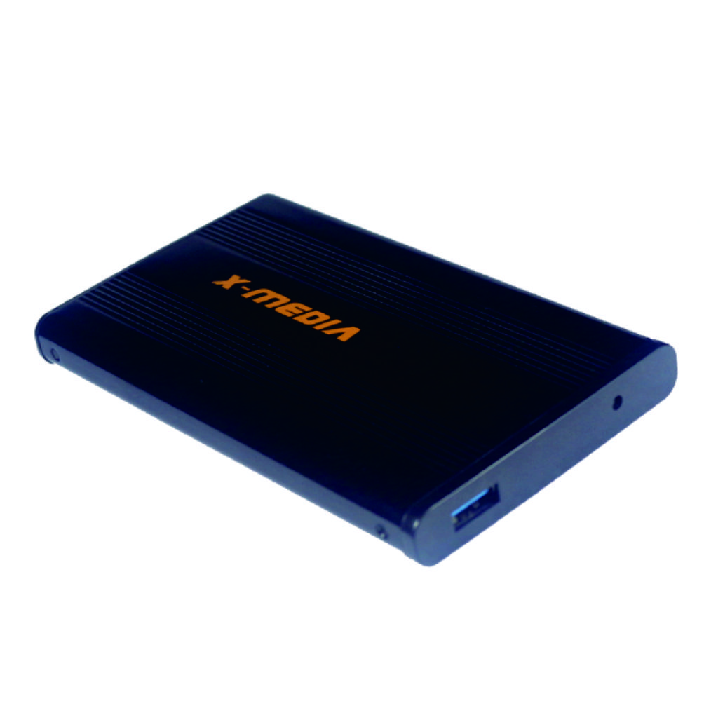 X-MEDIA FR XM-EN2200U3-BK Enclosure USB3.0 a SATA 2.5 ALUMINIO NEGRO SOPORTA HASTA 2TB ConexiÃ³n  por USB