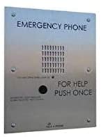 Talk-A-Phone ETP100E - Teléfono de emergencia para interior manos libres, montaje empotrado