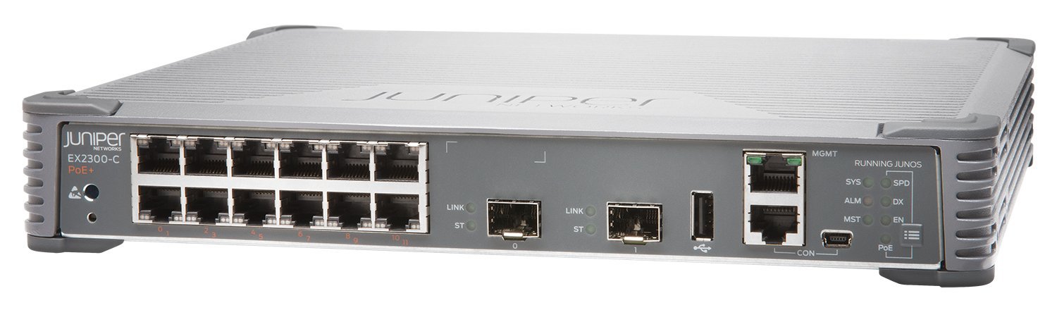 Juniper EX Series EX2300-C-12P - switch - 12 ports - managed