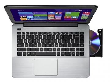 ASUS NB F455LD-MHY2-H-BLK, INTEL CORE I7-4510U (2.0 GHZ), NVIDIA 820 2GB, RAM 8GB, DISCO DURO 1TB, PANTALLA 14 HD (768 X 1366), LECTOR/QUEMADOR DVD,  WINDOWS 8.1 64 BITS