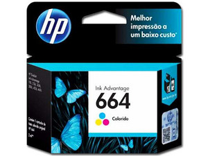 HP CA F6V28AL CONSUMIBLE TINTA 664 TRICOLOR INK ADVANTAGE 1115, 3835, 2135, 3635