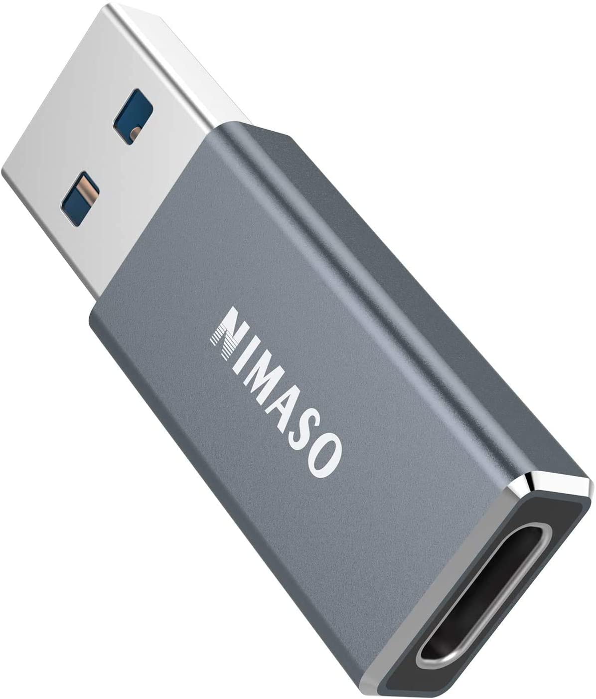 USB C Female to USB Male Adapter 5Gbps,NIMASO Type C to USB A Charger Cable Adapter.