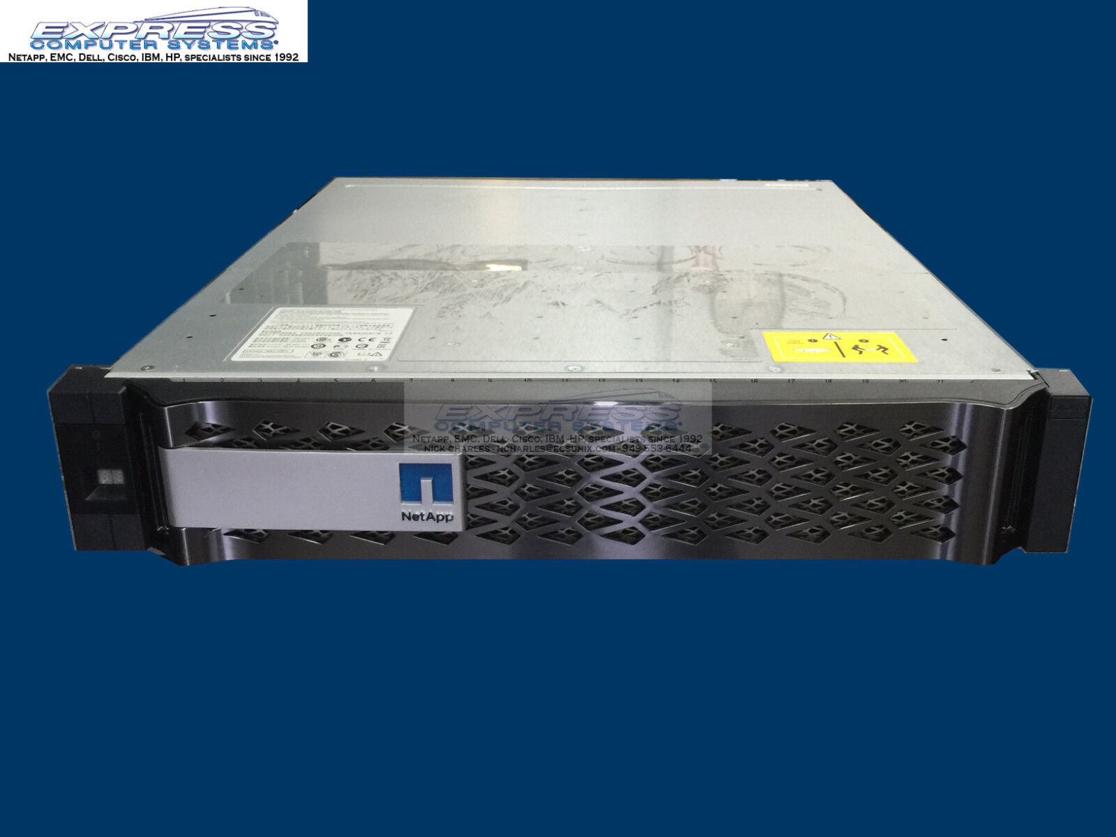 Netapp FAS2520 Doble Ctrl 10 gbe baseT RJ45 12x 4 TB 7,2 K X477A CLUSTERMODE Premium ( USADO )