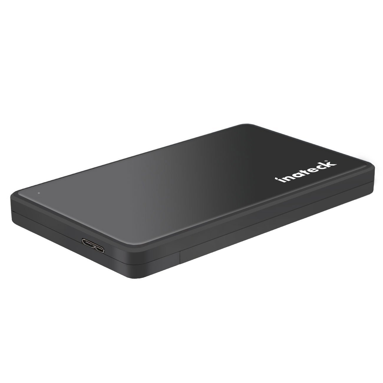 INATECK FE2004- CARCASA PARA DISCO DURO, 2.5 PULGADAS, SATA HDD Y SSD, CABLE USB 3.0, COMPATIBLE CON WINDOWS 2000/WINDOWS ME/WINDOWS 98/XP/VISTA/7/8/10, MAC OS, NEGRO