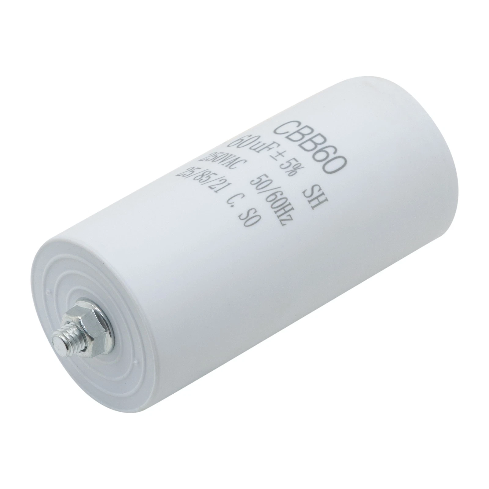 60UF 250VAC Wire Motor Run Capacitor CBB60 50/60HZ HVAC 25/85/21 60MFD | GENERICO | CBB60