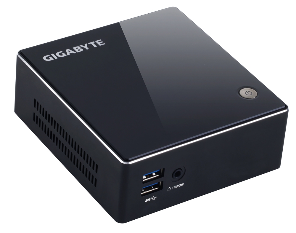 GIGABYTE PC Brix GB-BXI5H-4200-LA  INTEL CORE I5-4200U 2 X SO-DIMM DDR3L MAX 16GB, 1 X HDMI 1 X MINI DISPLAYPORT 2 X USB 3.0 1 X RJ45 1 X DC-IN 1 X KENSINGTON LOCK SLOT, SUPPORTS 2.5 WIN 7/8/8.1 32/64