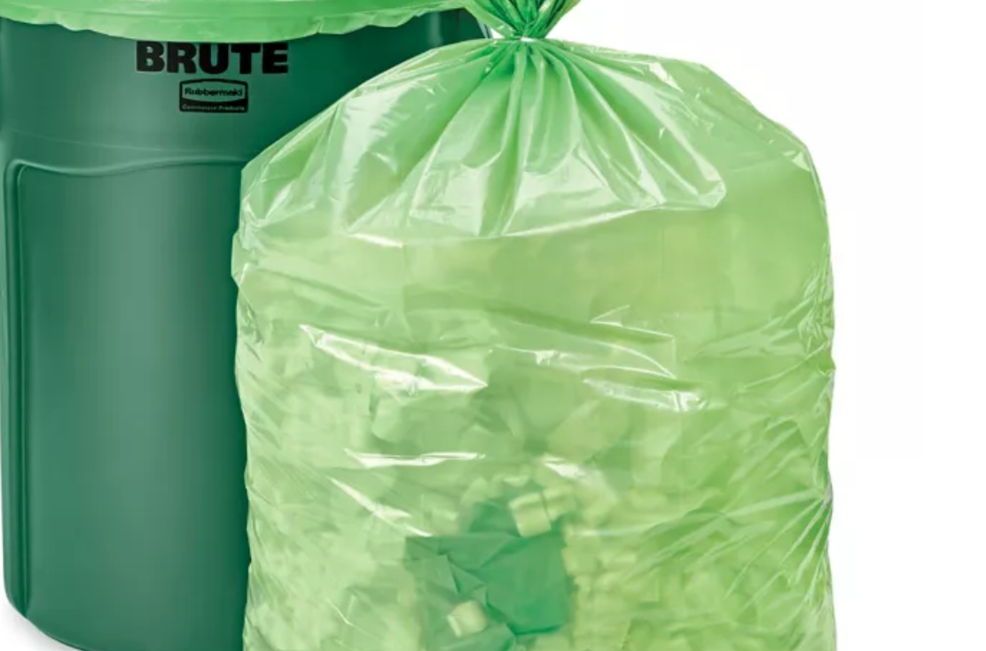 BOLSAS PARA BASURA  - 44-55 GALONES, VERDES CAPACIDAD 44-55 GALONES GROSOR
MIL 1.5