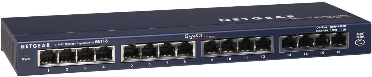 NETGEAR ProSafe Ethernet Switch (GS116NA)
