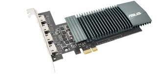 ASUS GEFORCE GT 710 DIRECTX 12 GT710-4H-SL-2GD5 2GB 64-BIT GDDR5 PCI EXPRESS 2.0 HDCP READY VIDEO CARD