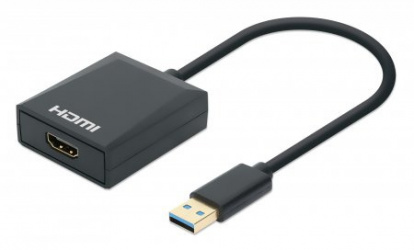 ADAPTADOR USB 2,0 MACHO A HDMI HEMBRA