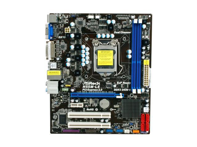 MOTHERBOARD H55M-LE LGA1156 i7/i5/i3 y Pentium G6950  AUDIO 7/1 GRAFICOS DE INTEL HD LAN