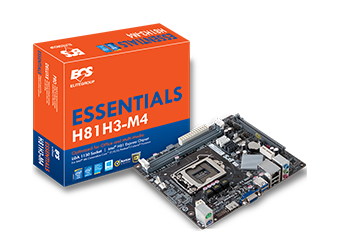 ECS MB H81H3-M4 SOCKET 1150 CHIPSET INTEL H81 2xDDR3 MAX 16GB DIMM VGA/HDMI mATX