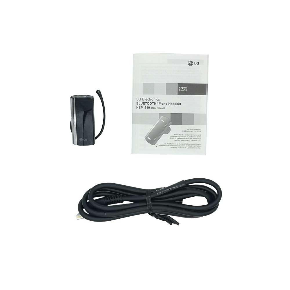 LG HBM-210 BLUETOOTH HEADSET -NO PACKAGING HBM-210/NEW UPC .