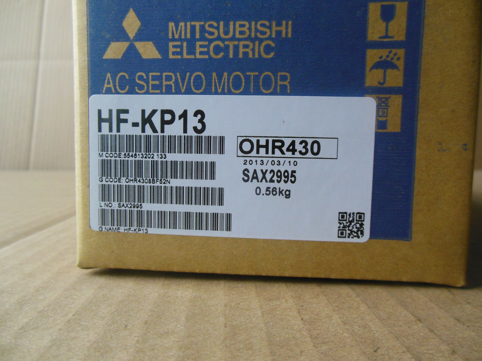 MITSUBISHI SERVO MOTOR HF-KP13