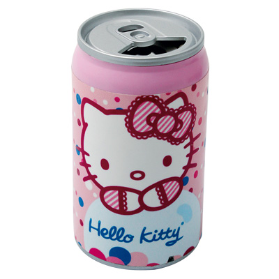 Bocina Lata Hello kitty con nube modelo (HK14SC04), disfruta de tu música preferida en cualquier lugar, Compatible con reproductores MP3 / 4 / 5, PSP, celulares, laptop y otros dispositivos de audio d